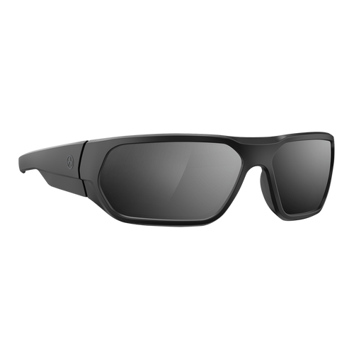Magpul MAG1145-1-001-1110 Radius Eyewear Adult Gray Silver Mirror Lens Polycarbonate Black Frame