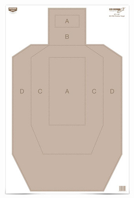 IPSC PRACTICE 5 TARGETSB/C TARGET EZE-SCORER 23"X35" 