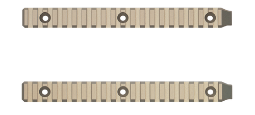 Q LLC TOPRAIL8.5IN12 The Fix Top Rail  Clear Coat Anodized Short Action 41.3 MOA