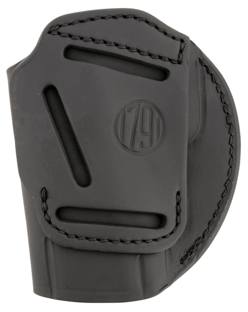 1791 Gunleather 3WH6SBLA 3-Way  IWB/OWB Size 06 Black Leather Belt Loop Fits Beretta 92 Fits Walther PPQ Fits Sig P320 Ambidextrous Hand