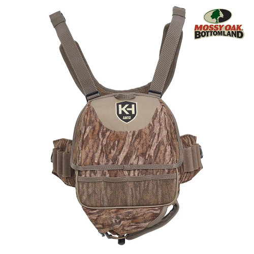 Knight & Hale Run N' Gun 100 Turkey Chest Rig Vest Mossy Oak Bottomland