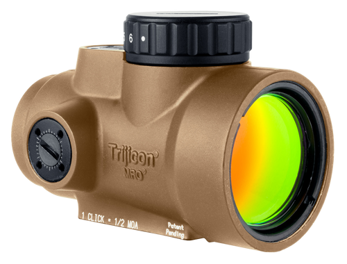 Trijicon 2200325 MRO SD  Coyote Tan 1x25mm 2 MOA Red Dot Reticle