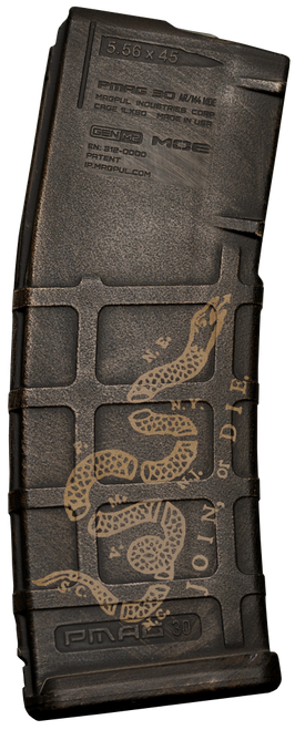 Weapon Works 228052 PMAG GEN M2 MOE 30rd Fits AR/M4 Join Or Die Polymer