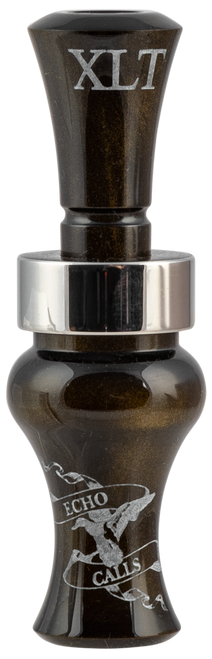 Echo Calls 78900 XLT  Single Reed Mallard Sounds Attracts Ducks Black Gold Pearl Acrylic