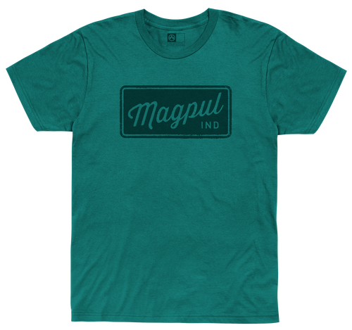 Magpul MAG1116-462  Rover Block Teal Cotton/Polyester Short Sleeve Large