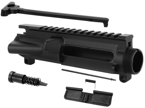 TacFire UP01C2 Stripped Upper Receiver  5.56x45mm NATO Black Anodized for AR-15