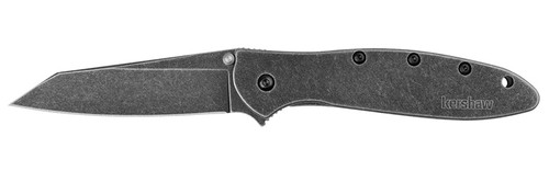 Leek RvrseTanto 3" Random Blkwsh PktKnife