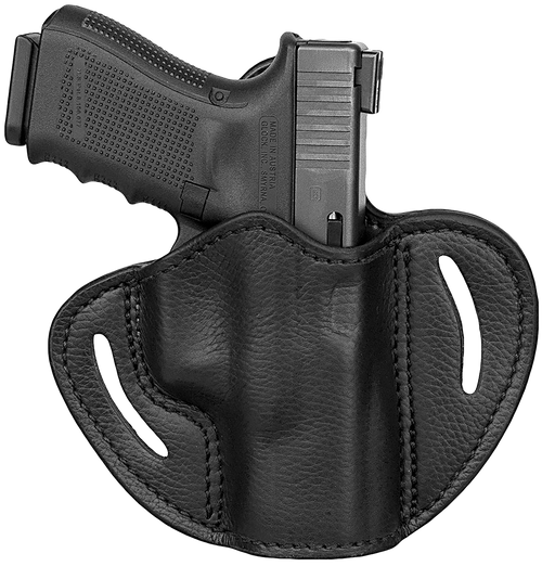 1791 Gunleather UCBH21NSBR Ultra Custom  OWB Size 2.1 Night Sky Black Leather Belt Slide Compatible w/Glock 17/S&W M&P Shield/Springfield XD Right Hand