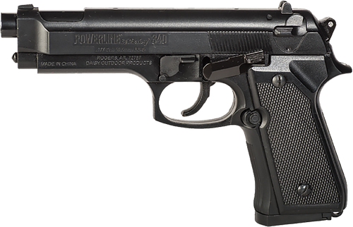 Daisy 0340 Powerline Air Pistol Spring Piston 177 13+1 Black Checkered Polymer Grips