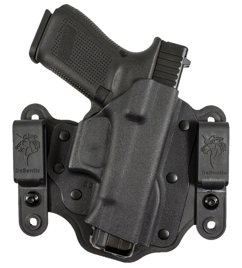 DeSantis Gunhide 176KA8BZ0 Intruder 2.0 IWB/OWB Black Kydex Belt Loop Fits Glock 43/43X Right Hand