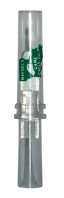Haydel's Game Calls DR85 Double Reed  Open Call Double Reed Mallard Sounds Attracts Ducks Clear Plastic