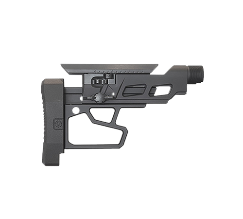 Ruger 90773 Precision Rifle Buttstock Assembly Black Steel/Aluminum/Nylon