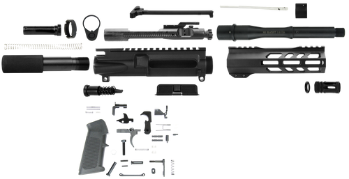 TacFire SSPK300LPK7 Pistol Kit  300 Blackout AR-Pistol Platform Black Steel
