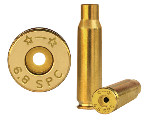 Starline Brass 68SPCEUP50 Unprimed Cases  6.8mm Rem SPC Rifle Brass 50 Per Bag