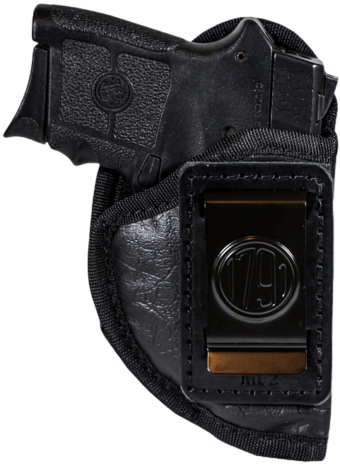 1791 Gunleather ECOMC2BLKR EcoCarry  IWB Small Black Right Hand