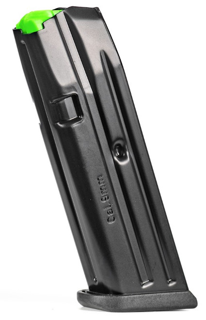 Mag G17 9mm Flush Fit Anti Frictn Blk 10rd