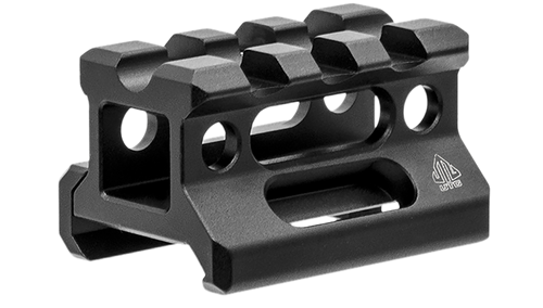 Leapers MTRSX7S Picatinny Riser  Matte Black Anodized Aluminum Picatinny Mount