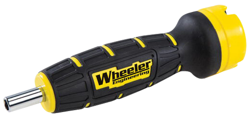 Wheeler 4001001 F.A.T. Digital Wrench Black/Yellow Universal Firearm 12 Pieces Features Digital LCD