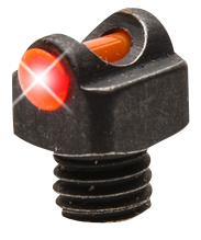 TruGlo TGTG954BR StarBrite Deluxe Bead  Black | Red Fiber Optic Front Sight 3-56" Threads
