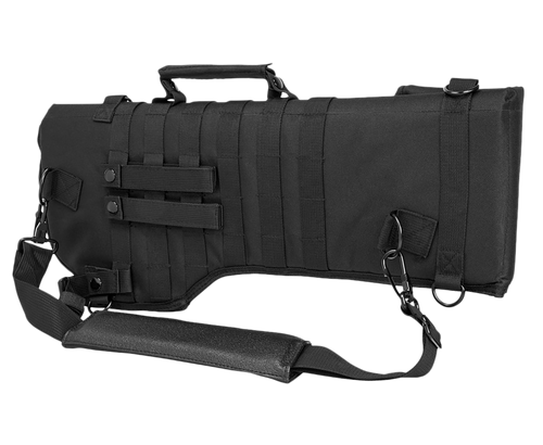 NcStar CVRSCB2919B VISM AR-15 Tactical Scabbard Adjustable Carry Handle Fits Most Rifle/Carbines Grommet Drainage