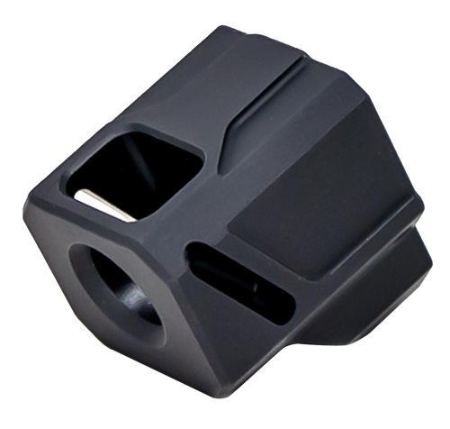 Faxon Firearms FFPACOMPDSG02 EXOS-543 Compensator for Gen 4 Black Anodized Aluminum 1/2"x28 Threads 1.10" OAL 9mm