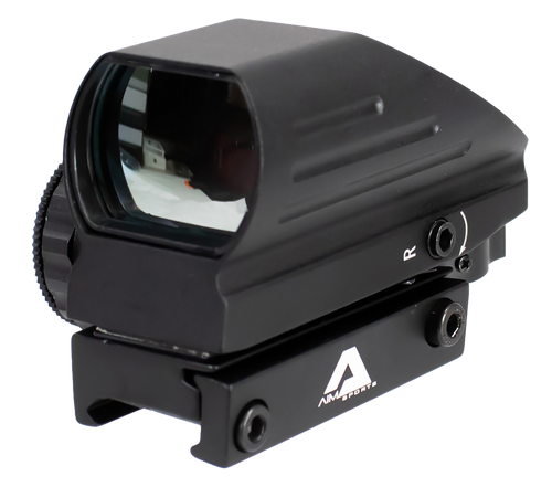Aim Sports RT406C Reflex Sight Classic II Edition Matte Black 1x33mm Red/Green Multi Reticle