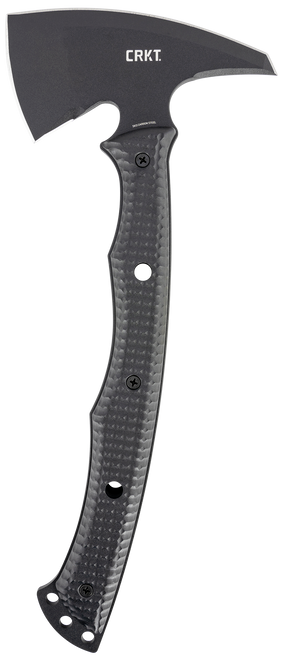 CRKT 2725 Kangee T-Hawk 2.93" Blade Axe w/Spike SK-5 Steel Blade Black Textured GRN Handle 13.75" Long Tomahawk w/Spike