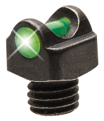 TruGlo TGTG954BG StarBrite Deluxe Bead  Black | Green Fiber Optic Front Sight 3-56" Threads