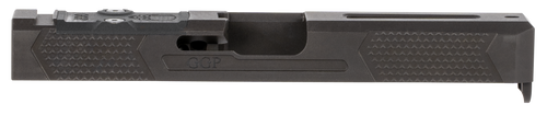 Grey Ghost Precision GGP173OCV4 GGP17 Version 4 Slide Compatible w/Glock G17 Gen3, Milled For Trijicon RMR & Leupold Deltapoint Pro, 17-4 Stainless Steel w/Black Nitride Finish