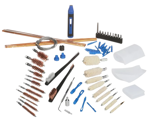 DAC 38296 Super Deluxe Universal Gun Cleaning Kit Multi-Caliber/62 Pieces Silver