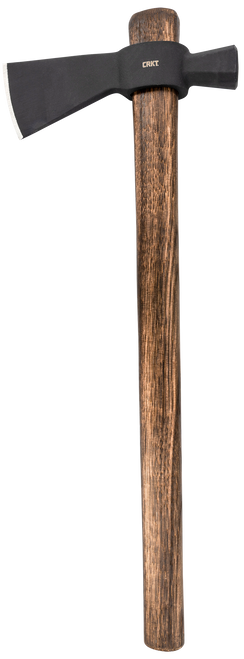 CRKT 2724 Chogan Hammer 2.60" Blade 1055 Carbon Steel Blade Tennessee Hickory Handle 17.88" Long Axe w/Hammer