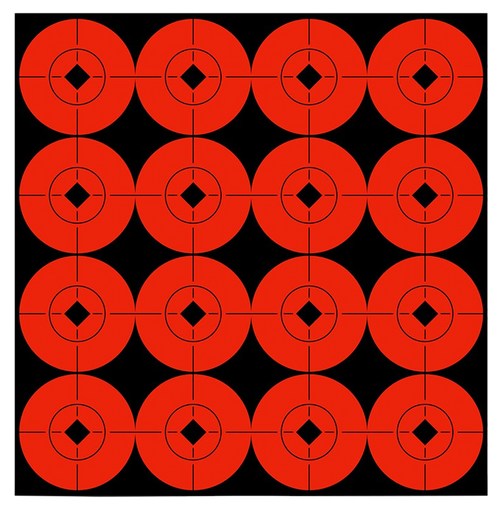 Birchwood Casey 33904 Target Spots  Self-Adhesive Paper Black/Orange 1.5" Bullseye 160 Pack