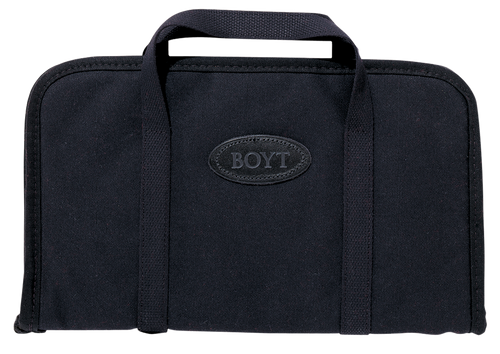 Boyt Harness 0PP650003 Rectangular Pistol Rug Black Canvas Holds Handgun