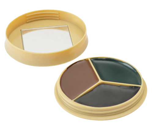 HME CMOFP3 Camo Face Paint Kit Black/Brown/Dark Green