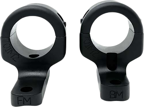 DNZ 701M2 Game Reaper 2 Scope Mount/Ring Combo Matte Black 1" Howa