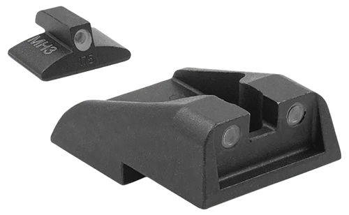 Meprolight USA 195933101 Tru-Dot  Green Tritium White Outline Front Sight-Green Tritium White Outline Rear Sight IWI Jericho 941/Baby Eagle