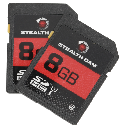 Stealth Cam STC2SD8GB SD Memory Card  8Gb 2 Per Pack