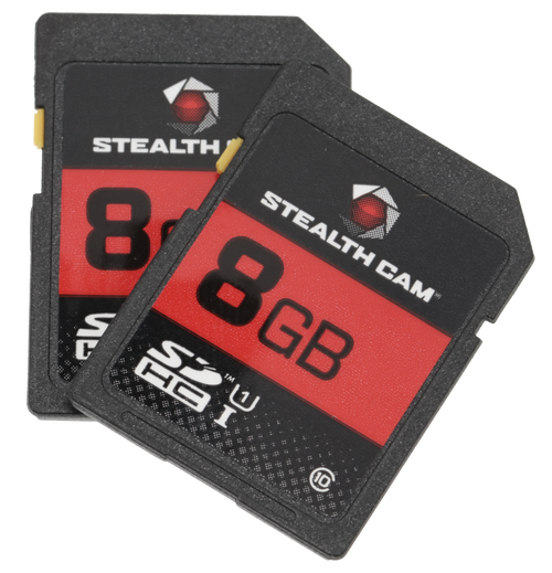 Stealth Cam STC2SD8GB SD Memory Card  8Gb 2 Per Pack