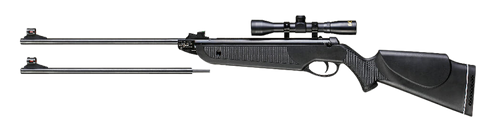 Beeman 1022 Black Club Combo Spring Piston 22 1rd Shot Black Black Receiver Black Scope 4x32mm