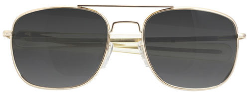 Humvee Adventure Gear HMV52BGOLD Sunglasses  Adult Gray Lens MIL-PRF-31013 Gold Frame