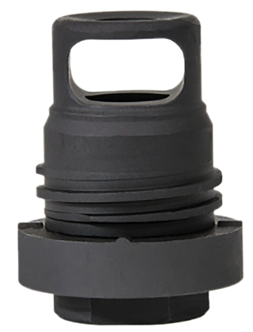 Yankee Hill 3102-1MB-24A Mini Phantom Q.D. Muzzle Brake Black Melonite Steel with 5/8"-24 tpi Threads & 1.60" OAL for 30 Cal AR-Platform