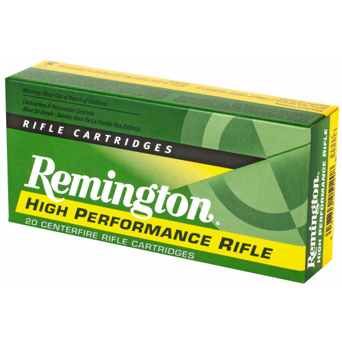 Remington 22-250 Ammo 55gr Pointed Soft Point Ammunition - 20 Rounds