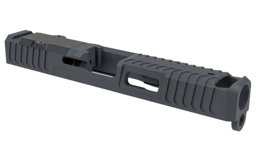 Zaffiri Precision ZPS.B.17.SG ZPS.IBS Custom Slide Fits Glock 17 Gen 3 Sniper Gray 17-4 Stainless Steel