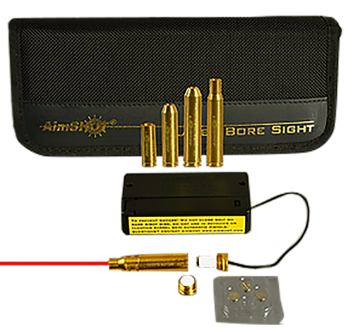 Aimshot MBSKIT3 Modular Rifle Boresighter Kit 243/308 Win/7.62x54mm Chamber Brass