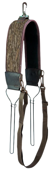 Drake Waterfowl DW4090006 Game Tote Over the Shoulder 2 Wire Loops, Mossy Oak Bottomland, Neoprene Shoulder Strap, Waist Strap