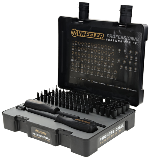Wheeler 4001003 Professional Screwdriver Set Black 100 Pieces