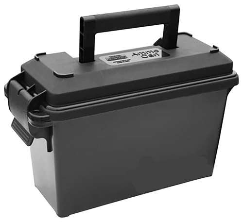 MTM Case-Gard AC30T40 Ammo Can Tall 30Cal Black Polypropylene
