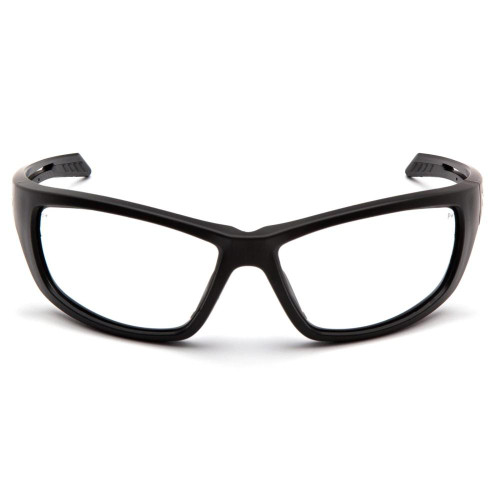 Pyramex Venture Gear Howitzer Shooting Glasses Black Frame with Clear Anti-Fog Lens
