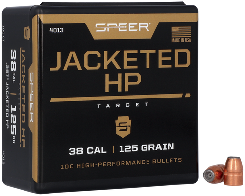 Speer 38 Caliber Ammo 125gr JHP Ammunition - 100 Rounds