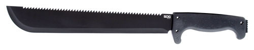 BLACK W/SHEATHSOG MACHETE SOGFARI 13" 